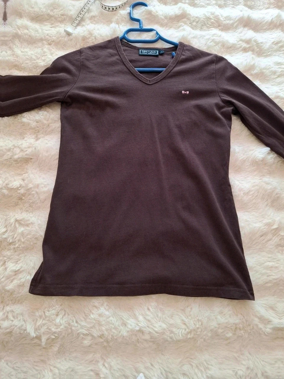 T-shirt Marron Eden Park Club House - Manches Longues - Taille 1 (S) – Eden Park – taille S / 36 / 8 2