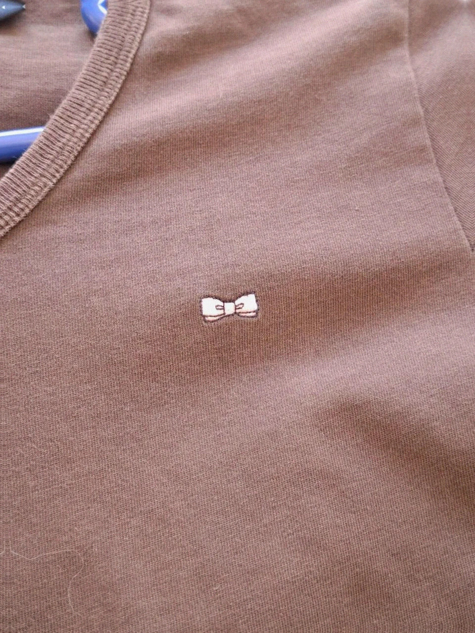 T-shirt Marron Eden Park Club House - Manches Longues - Taille 1 (S) – Eden Park – taille S / 36 / 8 3