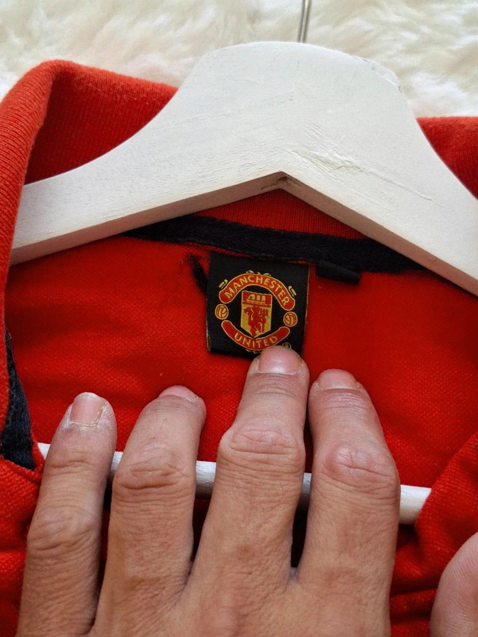 Polo Rouge Collector Manchester United Merchandise Officiel - Saison 2005-2006 - Taille S – Manchester United – taille S 4