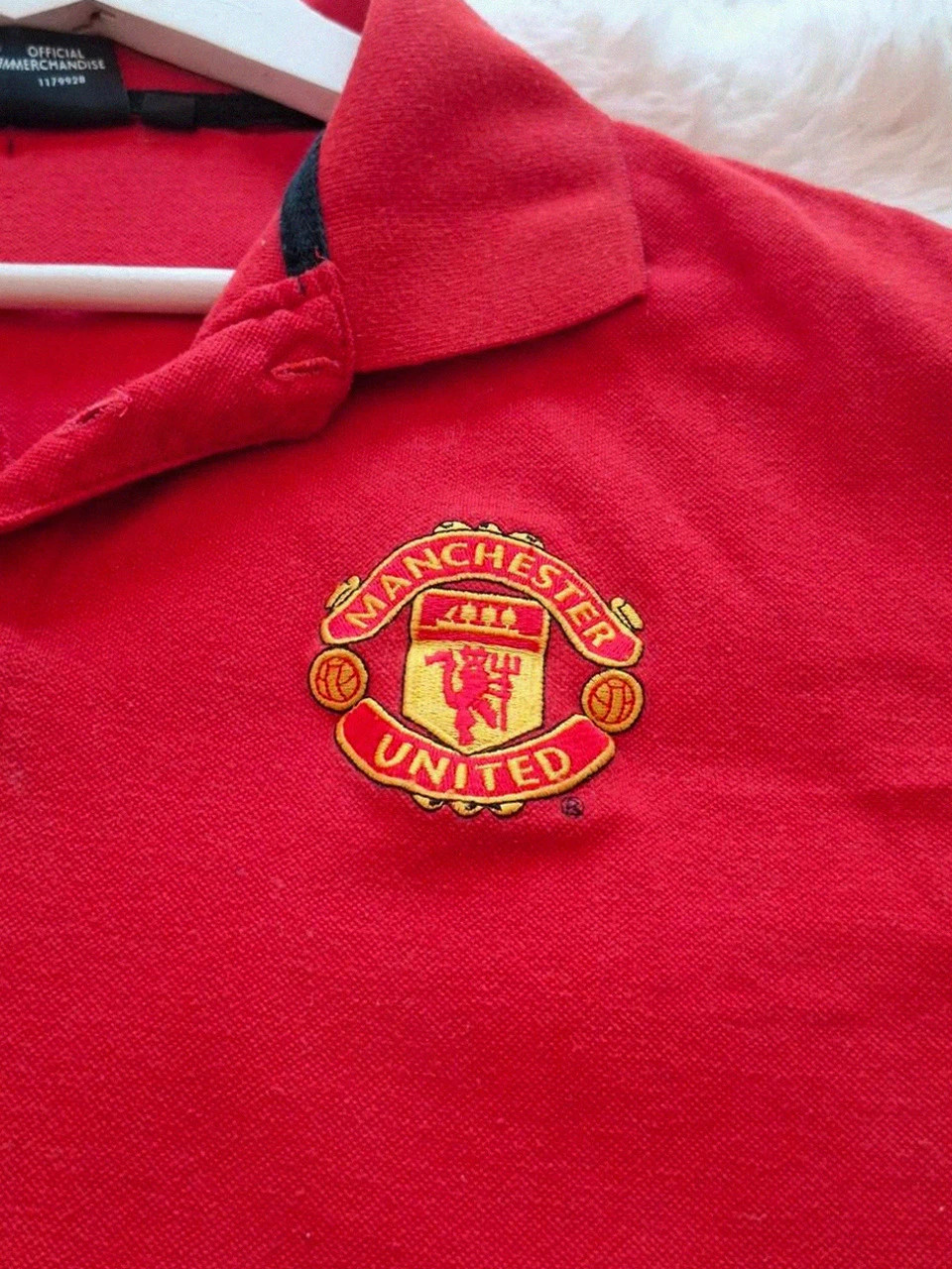 Polo Rouge Collector Manchester United Merchandise Officiel - Saison 2005-2006 - Taille S – Manchester United – taille S 3