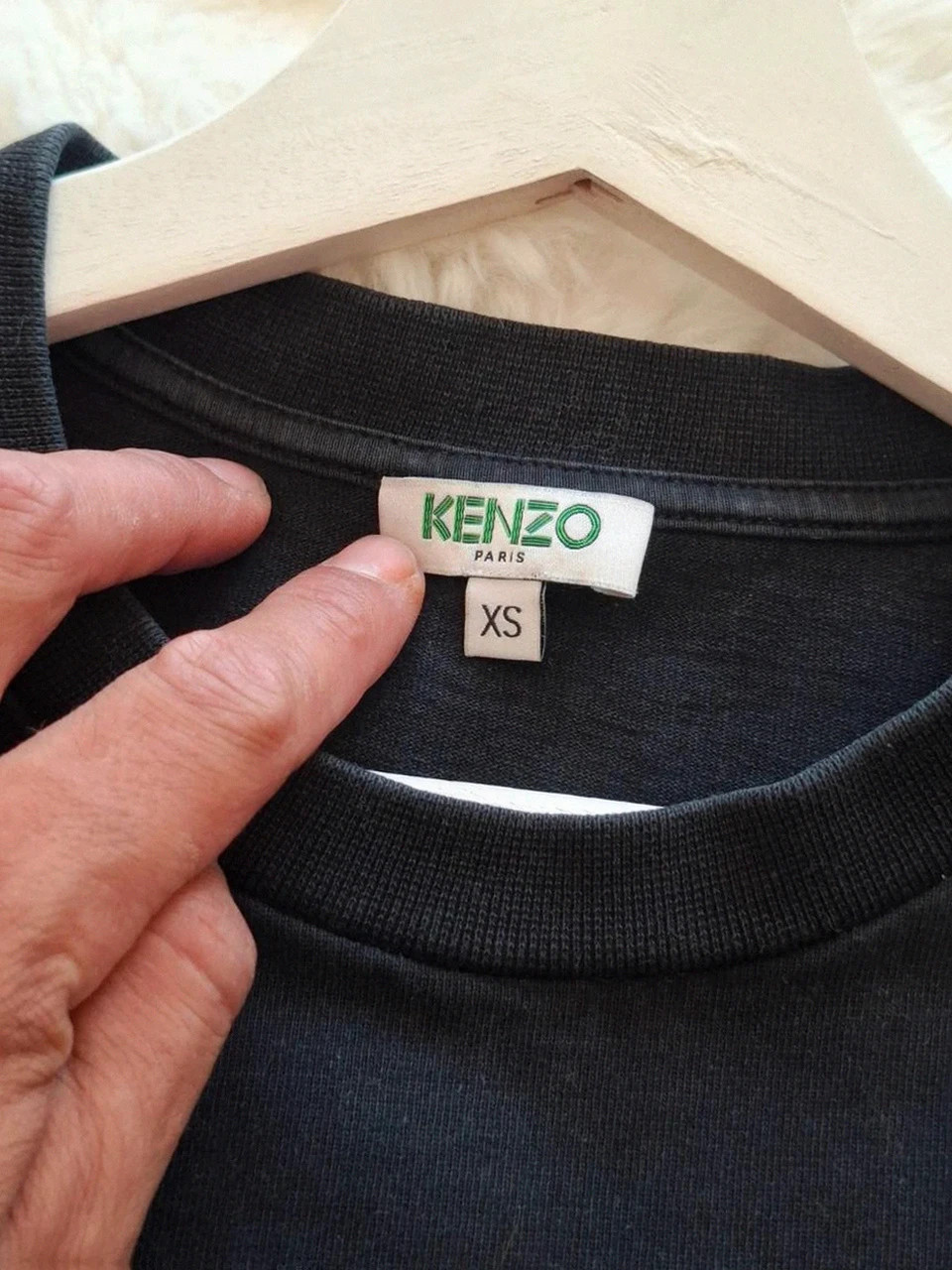 T-shirt Noir Imprimé Kenzo Paris - Graphisme Tigre "Mind Storm" - Taille XS – Kenzo – taille XS 4