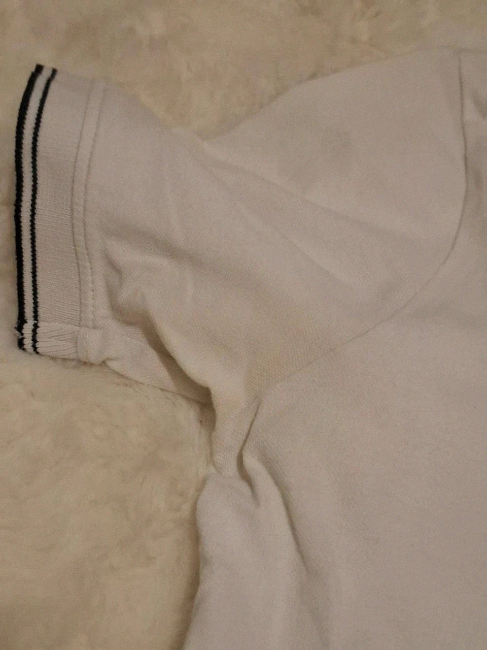 Polo Armani Jeans Extra Slim - Blanc - Logo Brodé - Taille XL – Armani Jeans – taille XL 3