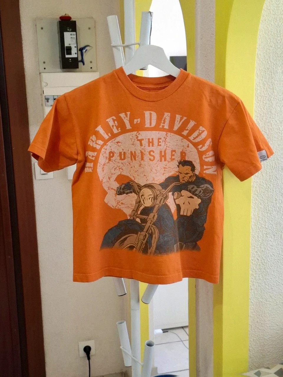 T-shirt Orange - Édition Spéciale The Punisher - Collector Marvel x Harley-Davidson (M / 12-14 ans) – Harley Davidson – taille Taille unique 2