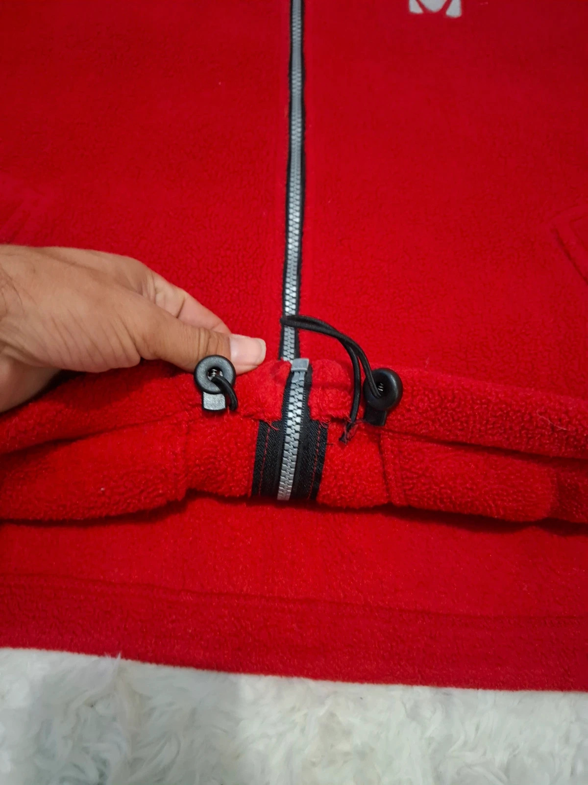 Veste Polaire Rétro Vintage Rouge Polartec Millet T.L / L-XL – Millet – taille L 4