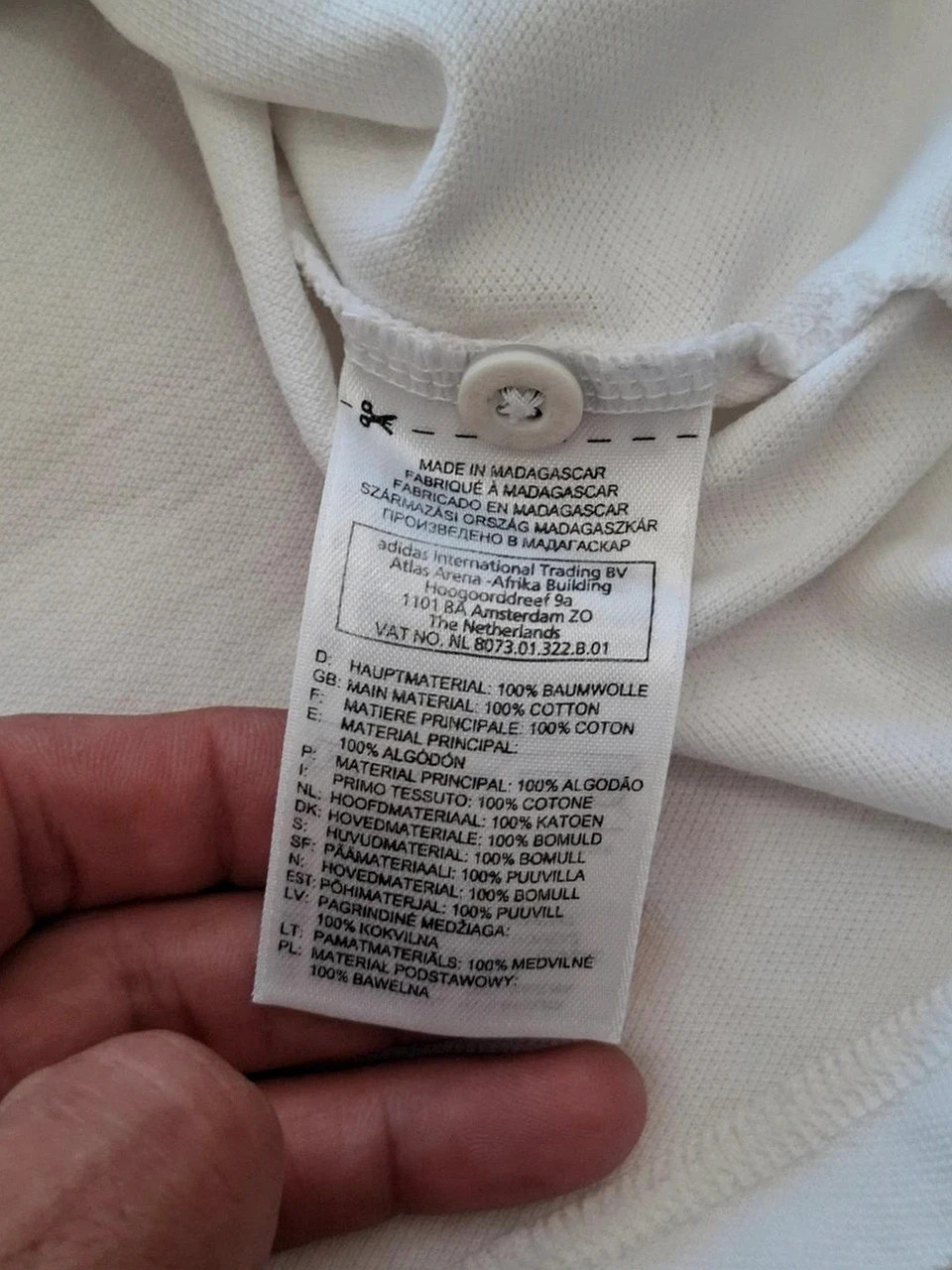 Reebok Polo - Blanc - Taille M – Reebok – taille M 5
