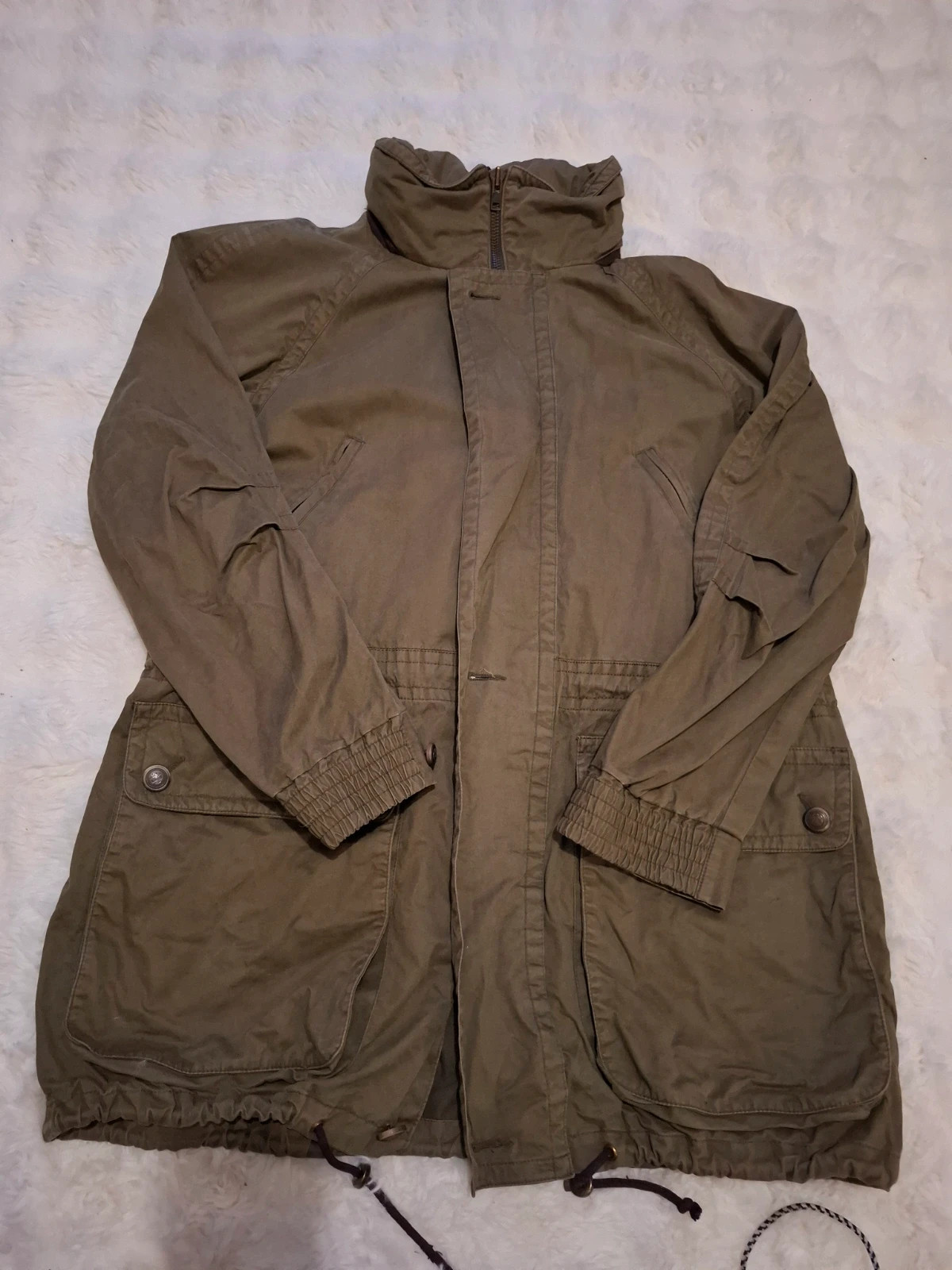 Veste / Parka Rétro Vintage Militaire / Casual Kaki Timberland Weathergear T.M / M – Timberland – taille M 2