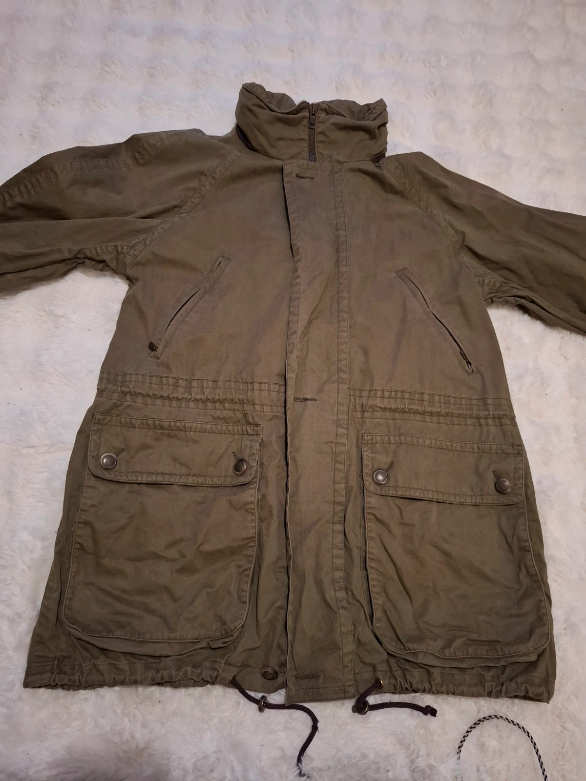 Veste / Parka Rétro Vintage Militaire / Casual Kaki Timberland Weathergear T.M / M – Timberland – taille M 3