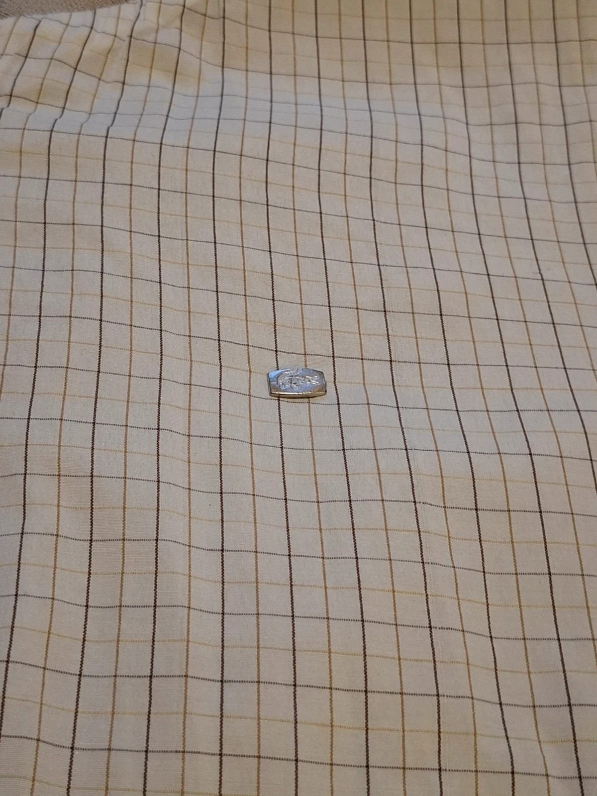 Bomber Réversible Rétro Vintage / Blouson Zippé Beige & Carreaux Lacoste T.XL / XL – Lacoste – taille XL 4