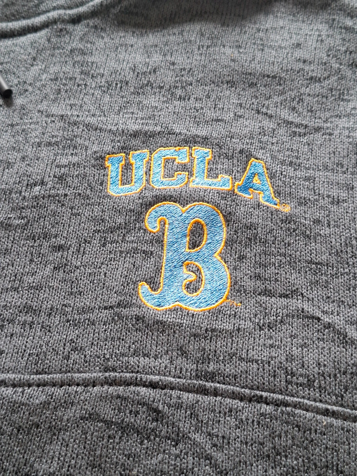 Sweat / Pull Rétro Zippé UCLA Champion Gris Chiné T.M / M – Champion – taille M 2