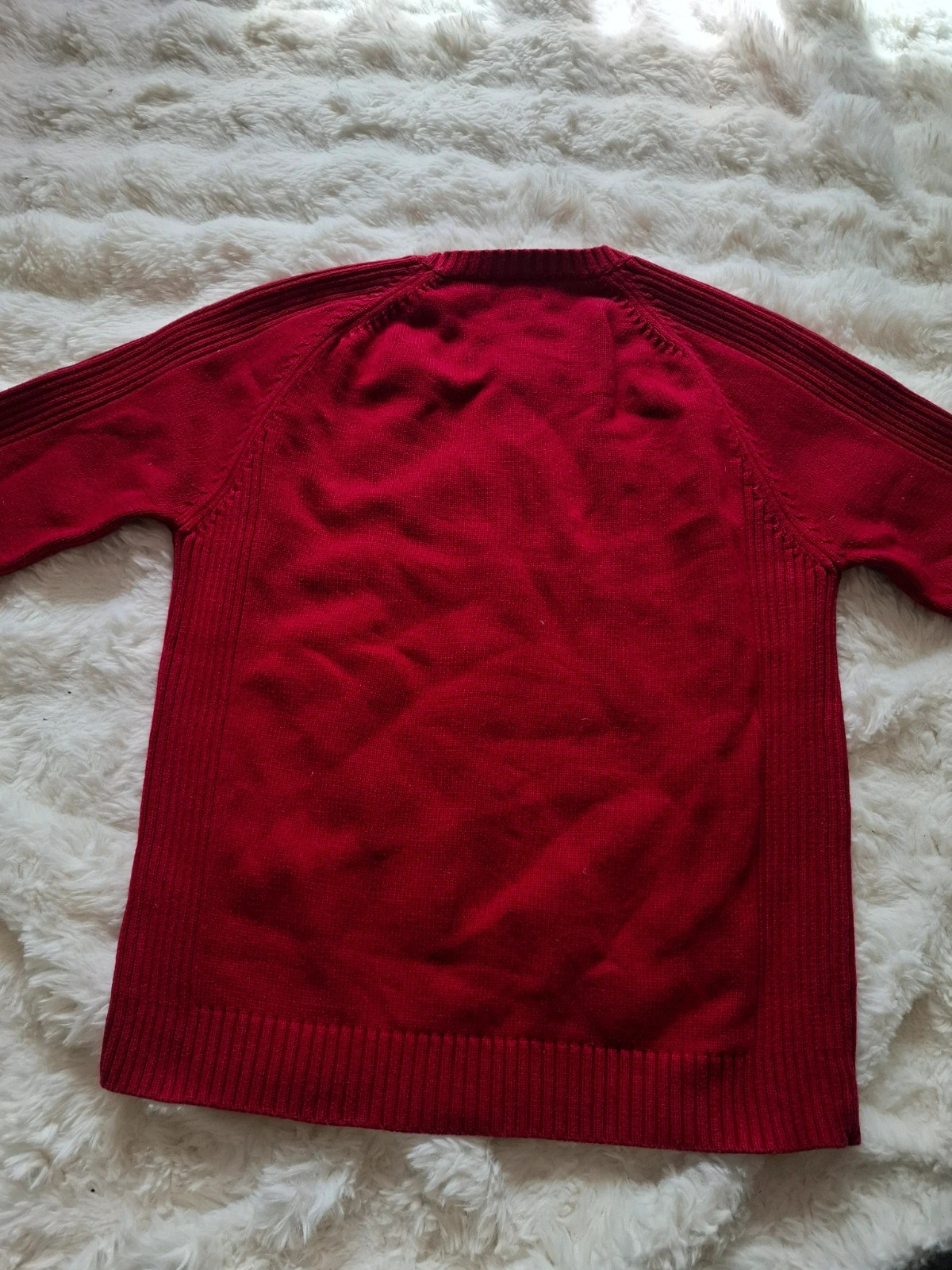 Pull Rétro Vintage / Pull-over Maille Rouge Eden Park Team T.M / M – Eden Park – taille M 3