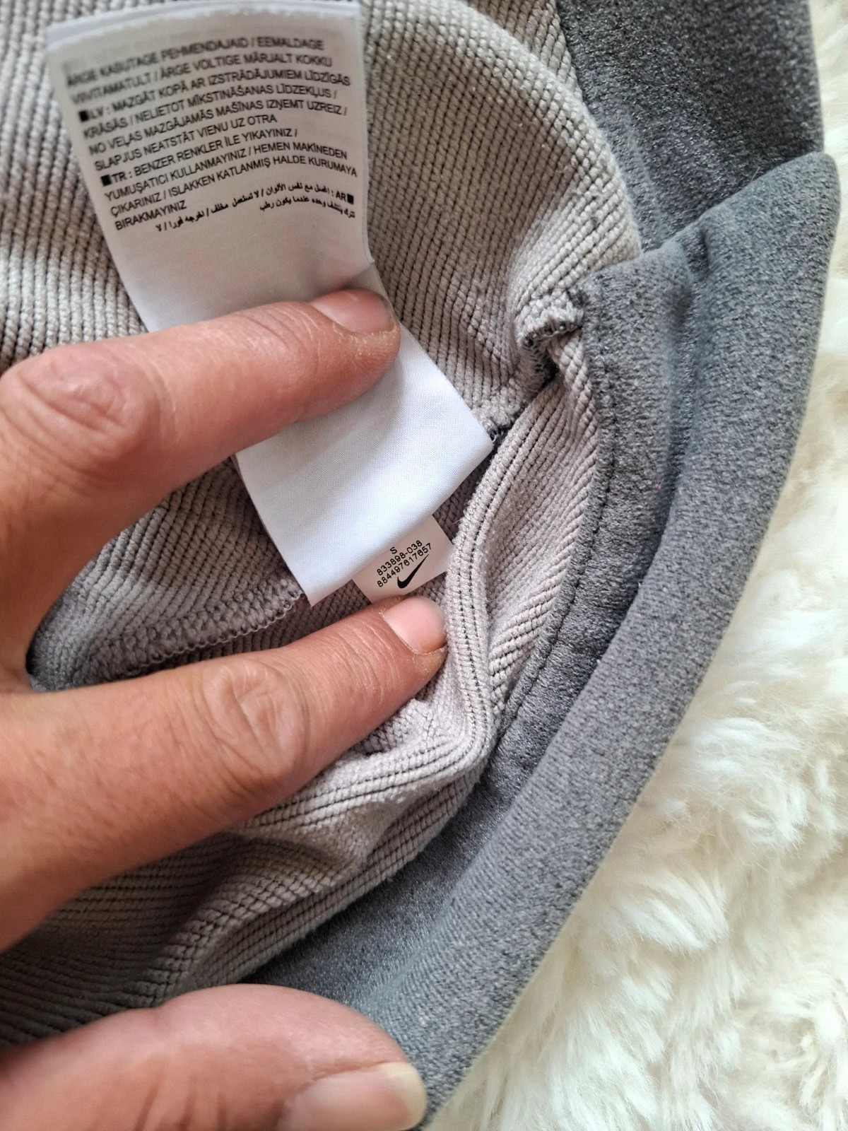Sweat / Hoodie à Capuche Manches Courtes Nike Gris Tech Fleece T.S / S – Nike – taille S 5