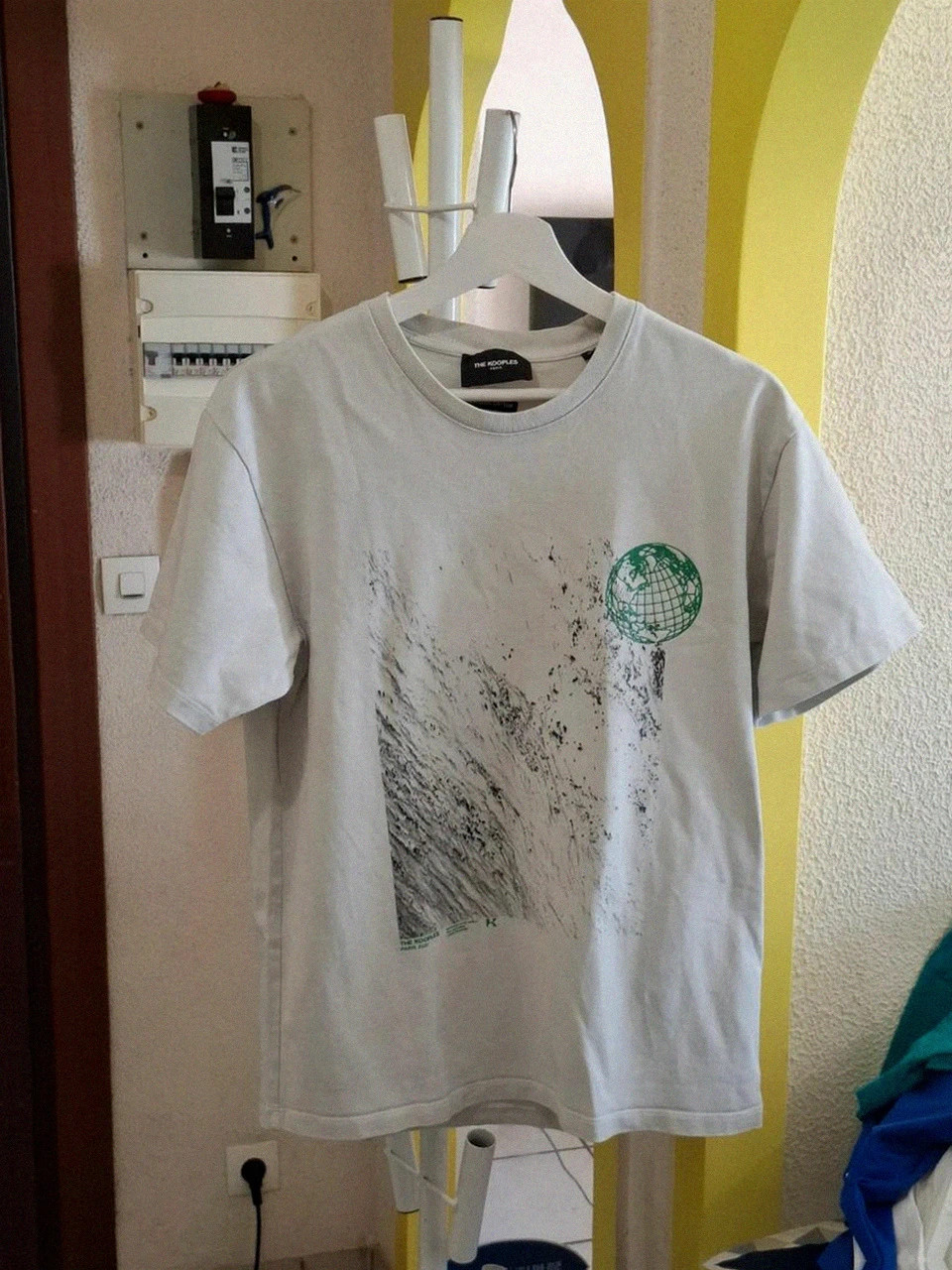 T-shirt Imprimé Montagne & Globe The Kooples Paris - Blanc - Taille M – The Kooples – taille M 2