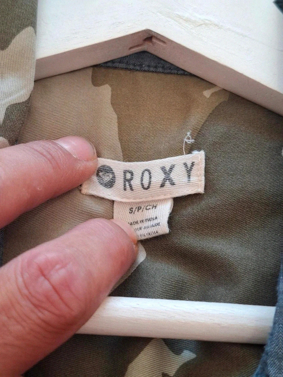 Surchemise longue / Chemise motif camouflage Roxy - Femme - Taille S – Roxy – taille S / 36 / 8 4