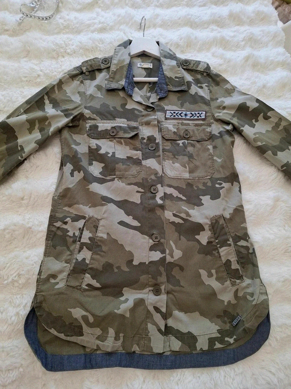 Surchemise longue / Chemise motif camouflage Roxy - Femme - Taille S – Roxy – taille S / 36 / 8 2