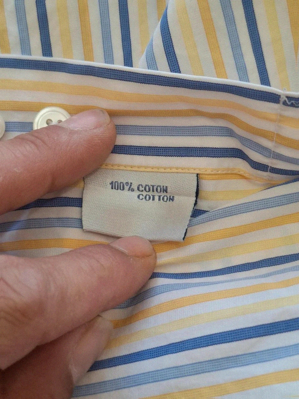 Chemise Façonnable Vintage Manches Courtes - Rétro Rayures - Taille 2 / 15R (S/M) – Façonnable – taille M 5