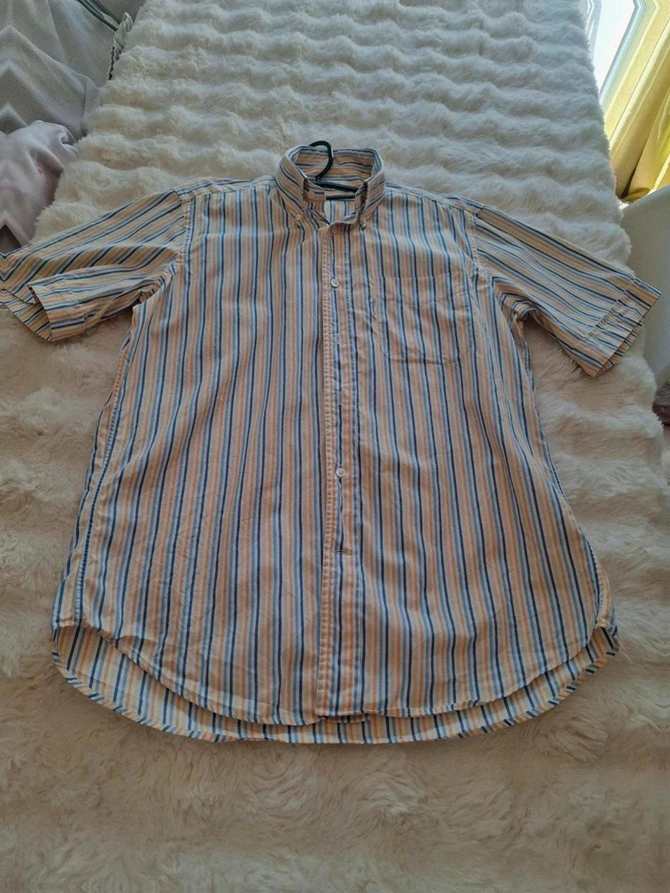 Chemise Façonnable Vintage Manches Courtes - Rétro Rayures - Taille 2 / 15R (S/M) – Façonnable – taille M 2