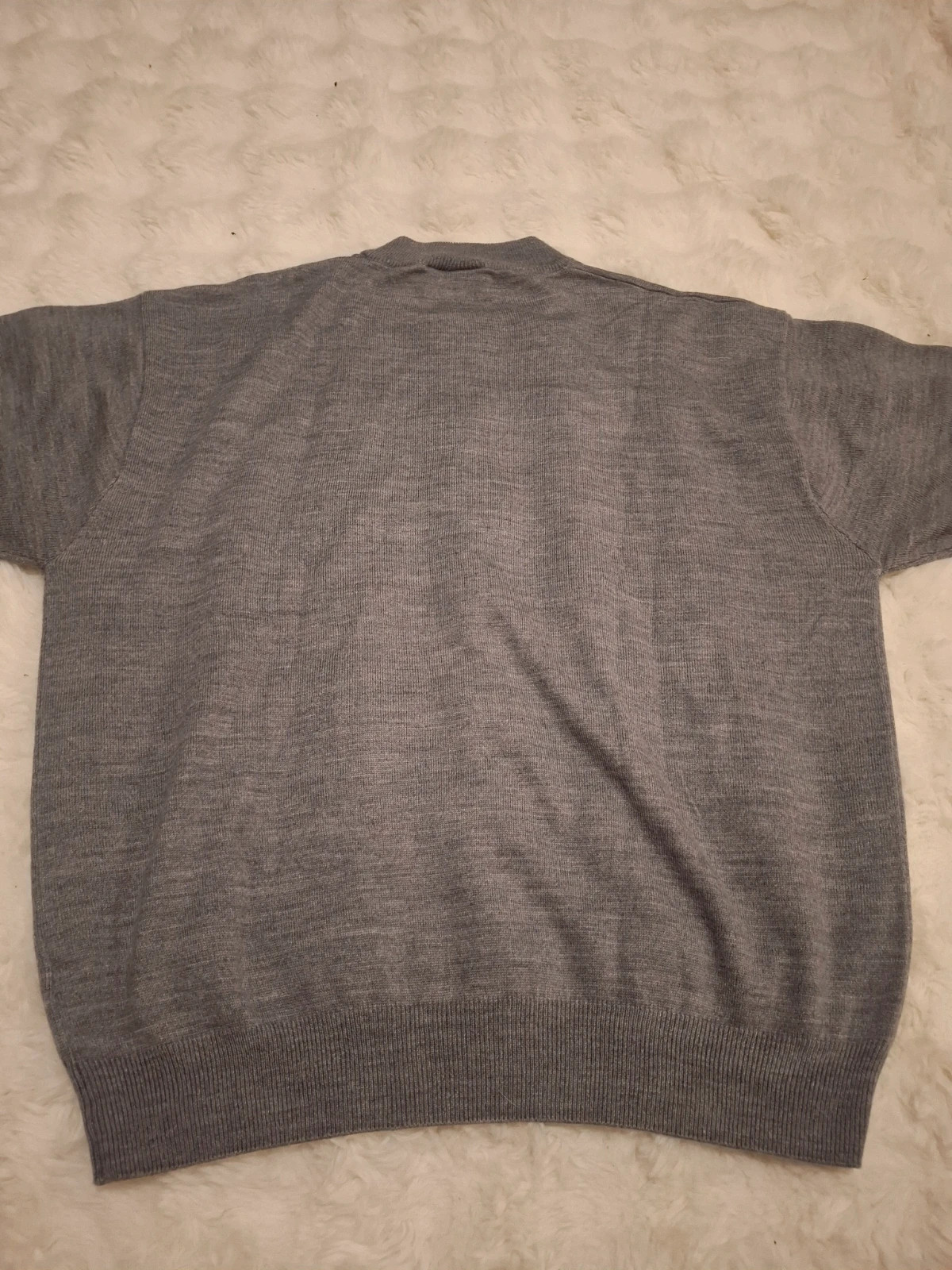 Pull Rétro Col Montant / Mock Neck Gris Happy Life T.XL / XL – Happy Life – taille XL 5