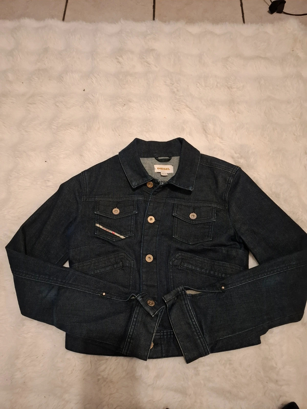 Veste en Jean / Blouson Denim Diesel Bleu Brut T.M / M – Diesel – taille M / 38 / 10 2