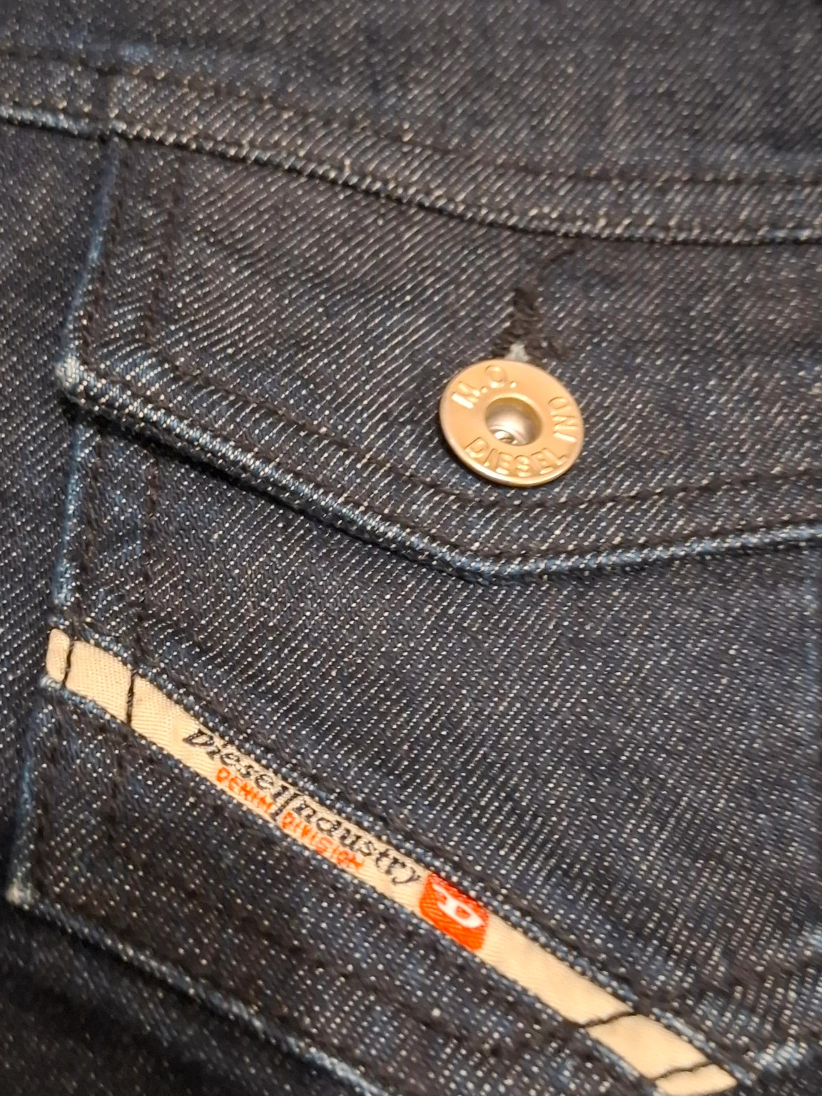 Veste en Jean / Blouson Denim Diesel Bleu Brut T.M / M – Diesel – taille M / 38 / 10 5
