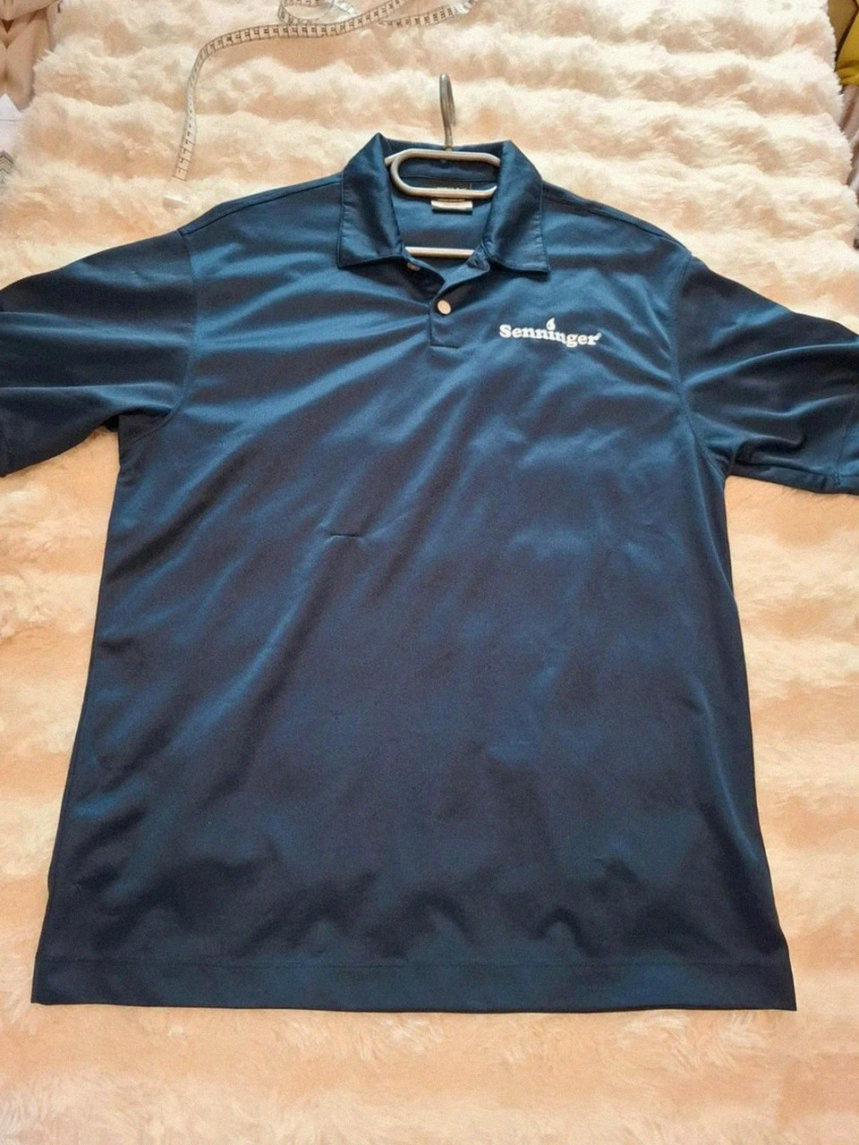 Polo Nike x Senninger bleu marine Dri-Fit - Taille M technique