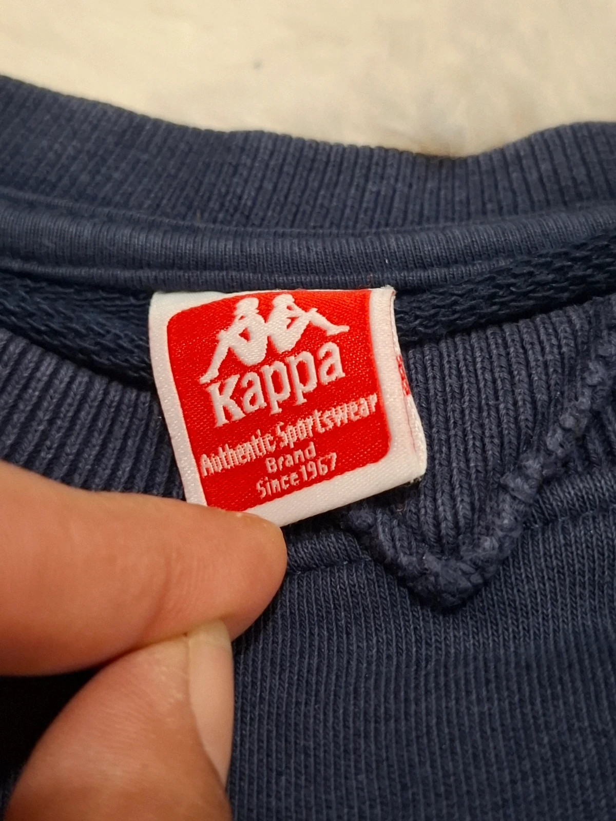 Sweat-shirt / Pull FC Grenoble Kappa Bleu Marine et Rouge T.M / M – Kappa – taille M 5