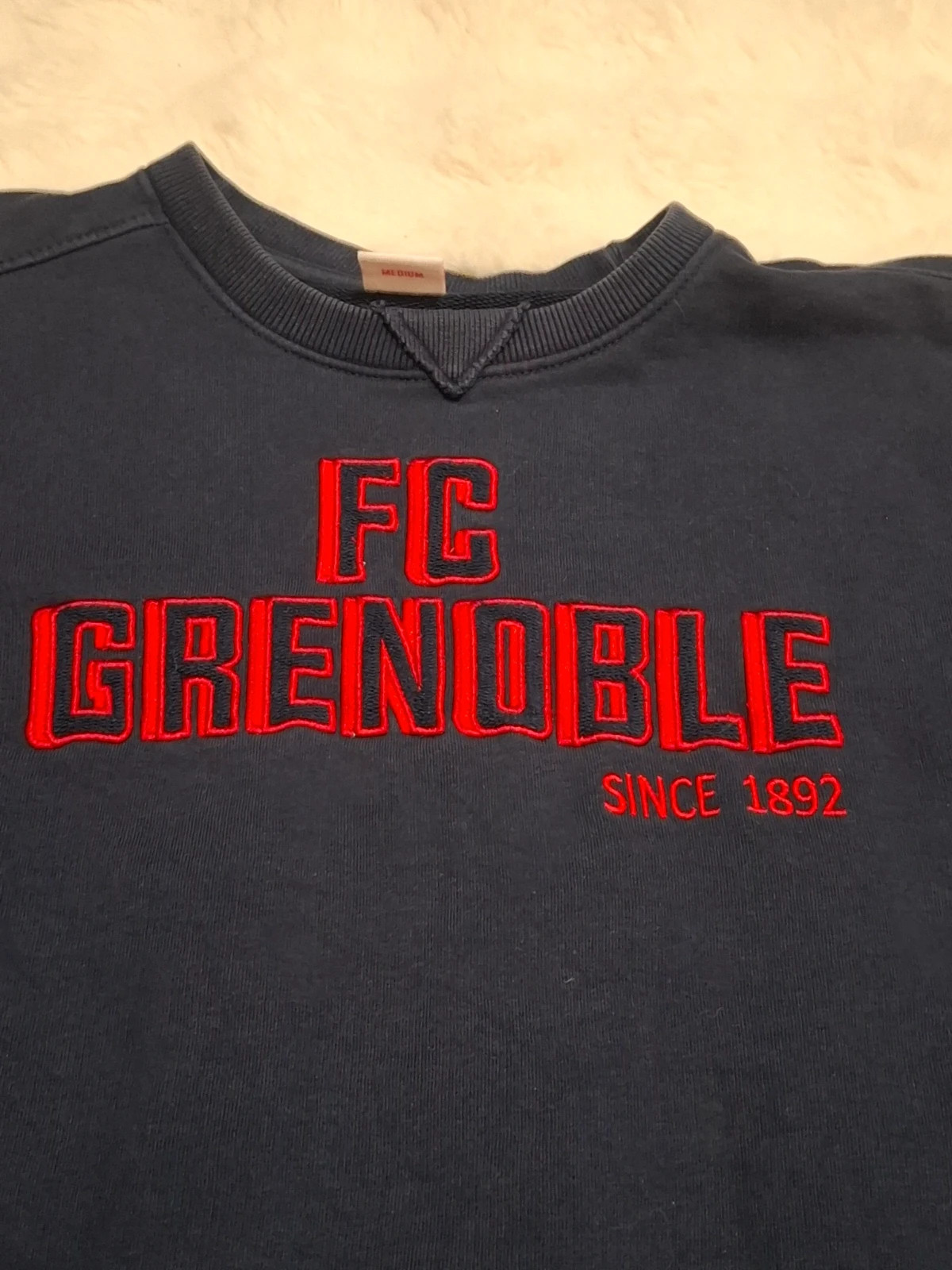 Sweat-shirt / Pull FC Grenoble Kappa Bleu Marine et Rouge T.M / M – Kappa – taille M 3