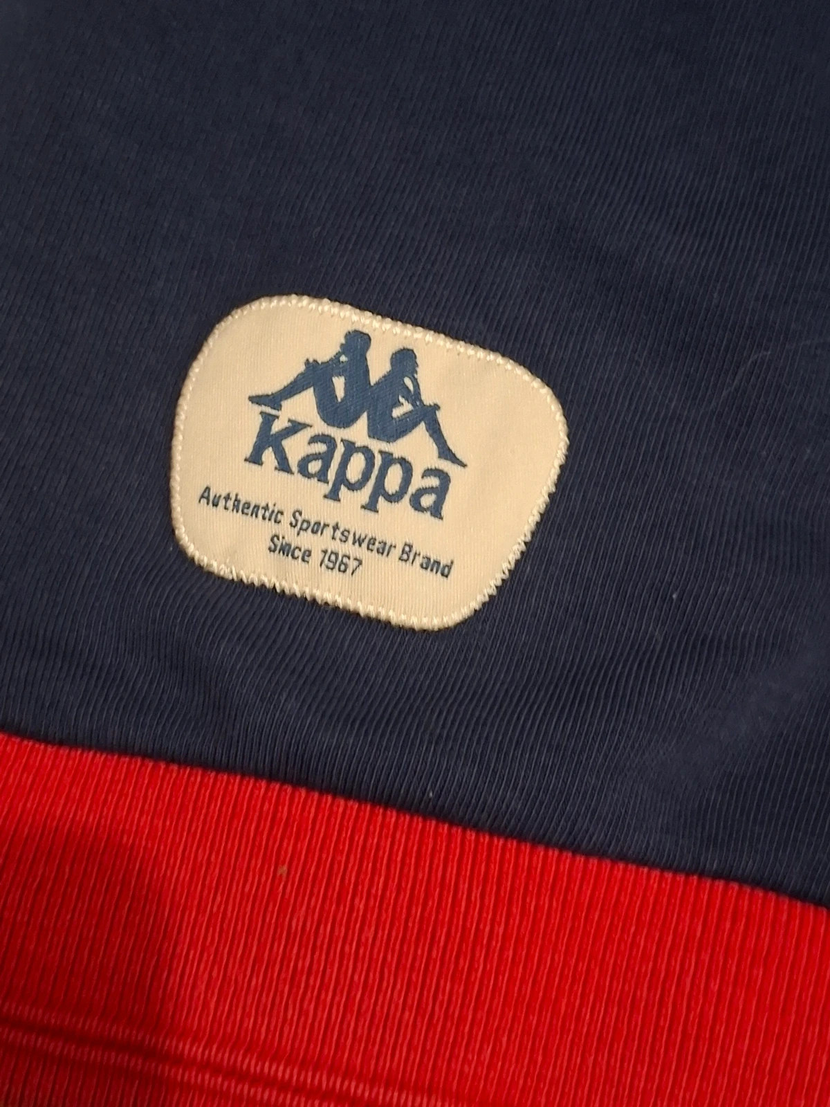 Sweat-shirt / Pull FC Grenoble Kappa Bleu Marine et Rouge T.M / M – Kappa – taille M 4