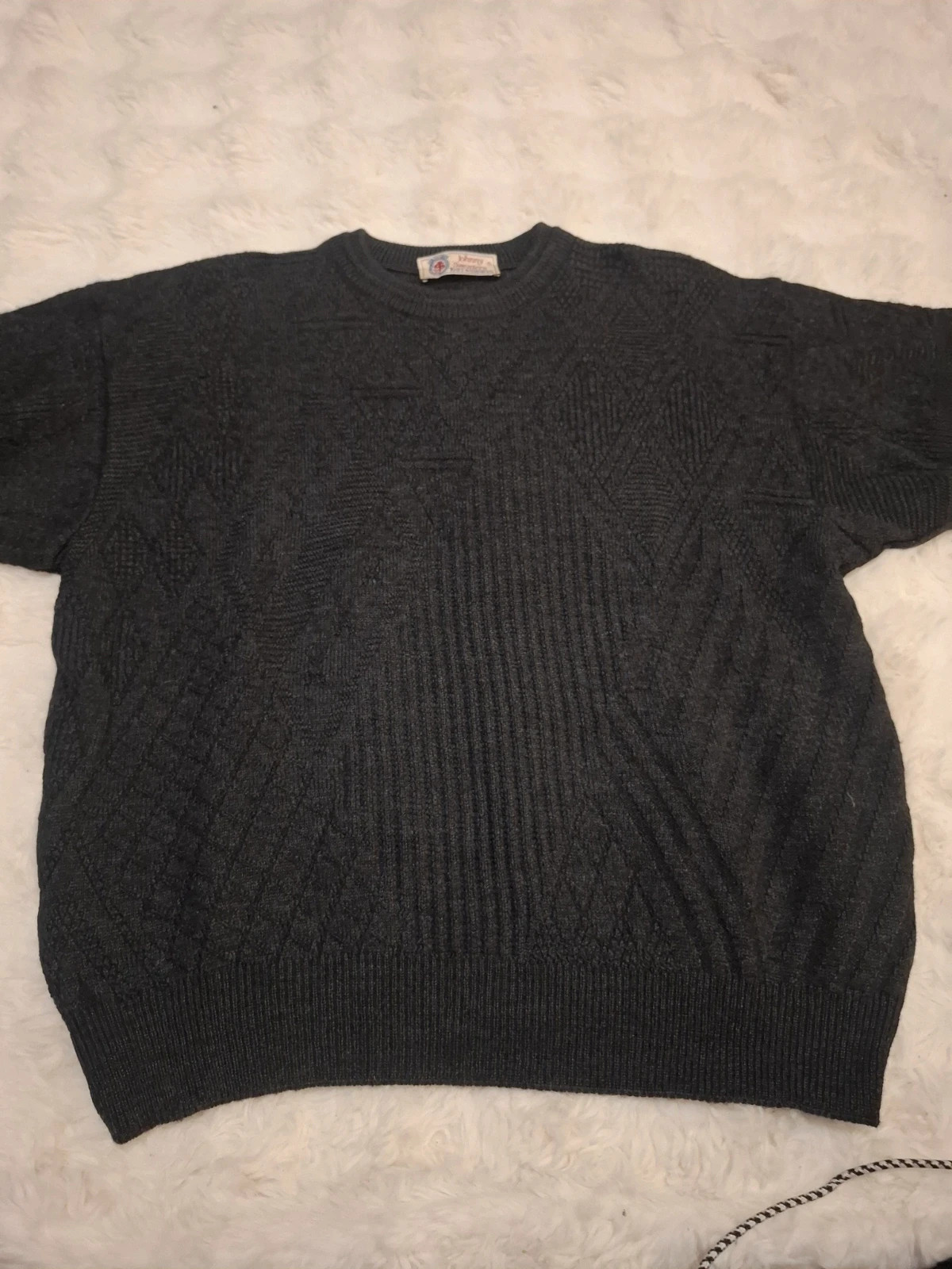 Pull Rétro / Vintage Col Rond Johnny Sweaters T.L / L – Vintage – taille L 2
