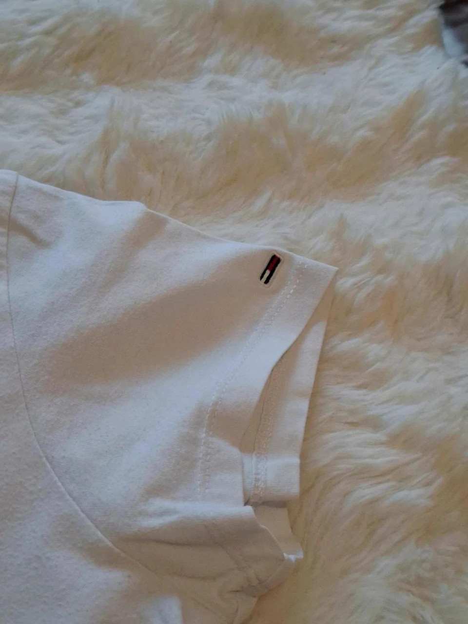 T-shirt Tommy Jeans col rayé rouge blanc - Taille XS – Tommy Hilfiger – taille S / 36 / 8 4