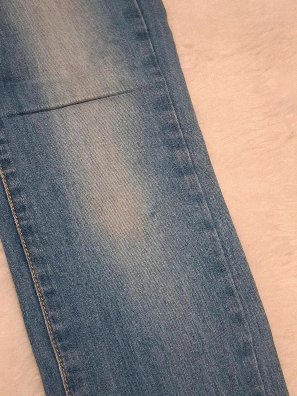 Jean slim bleu délavé Mango - Modèle "Bianca" - Taille 36 (S) – Mango – taille S / 36 / 8 2