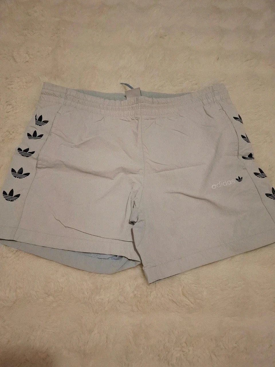 Short de bain bleu glacier / gris clair Adidas Originals - Taille M