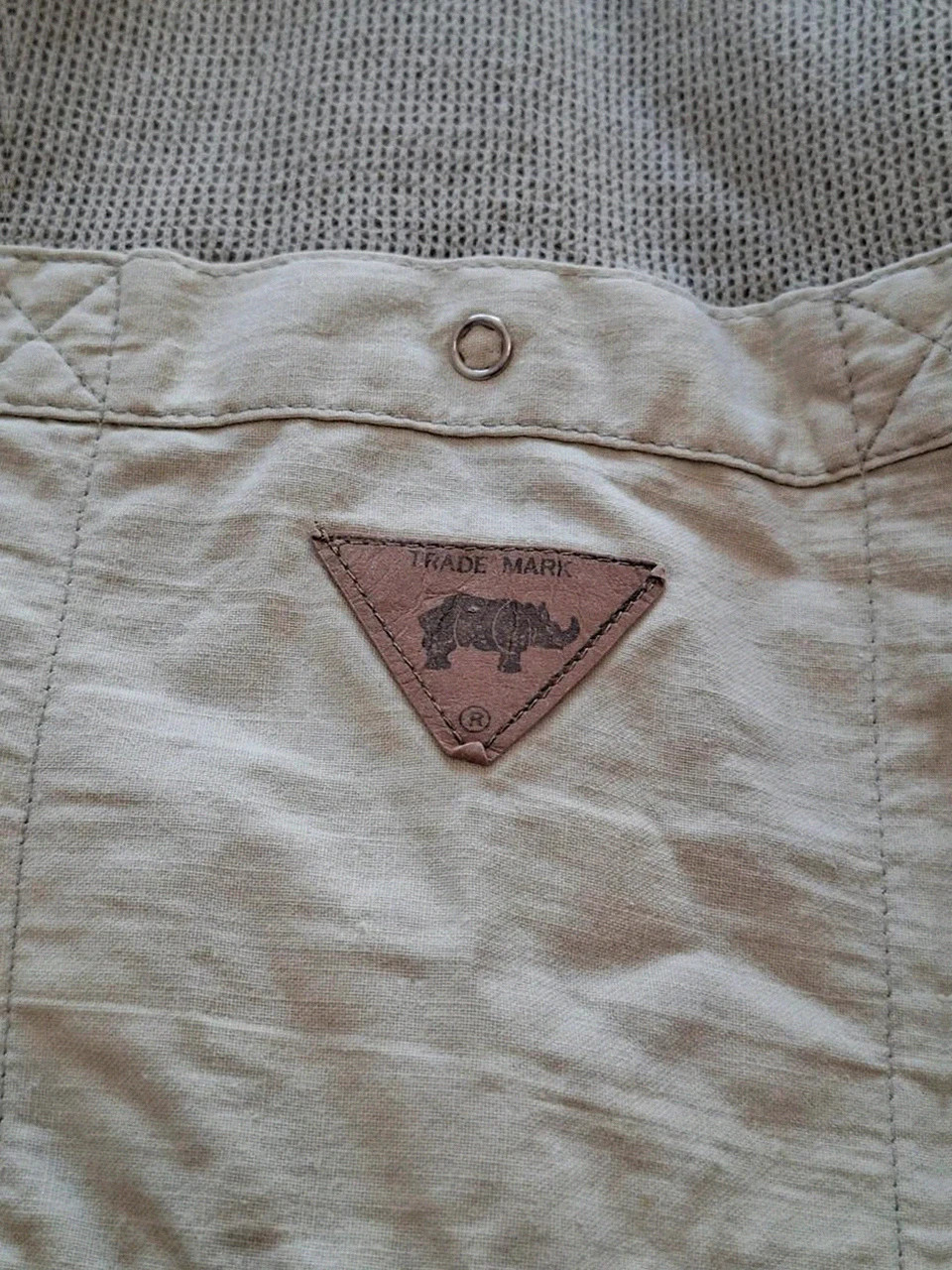 Polo beige vintage à empiècements manches courtes - Taille M (39/40) – Vintage – taille M 4