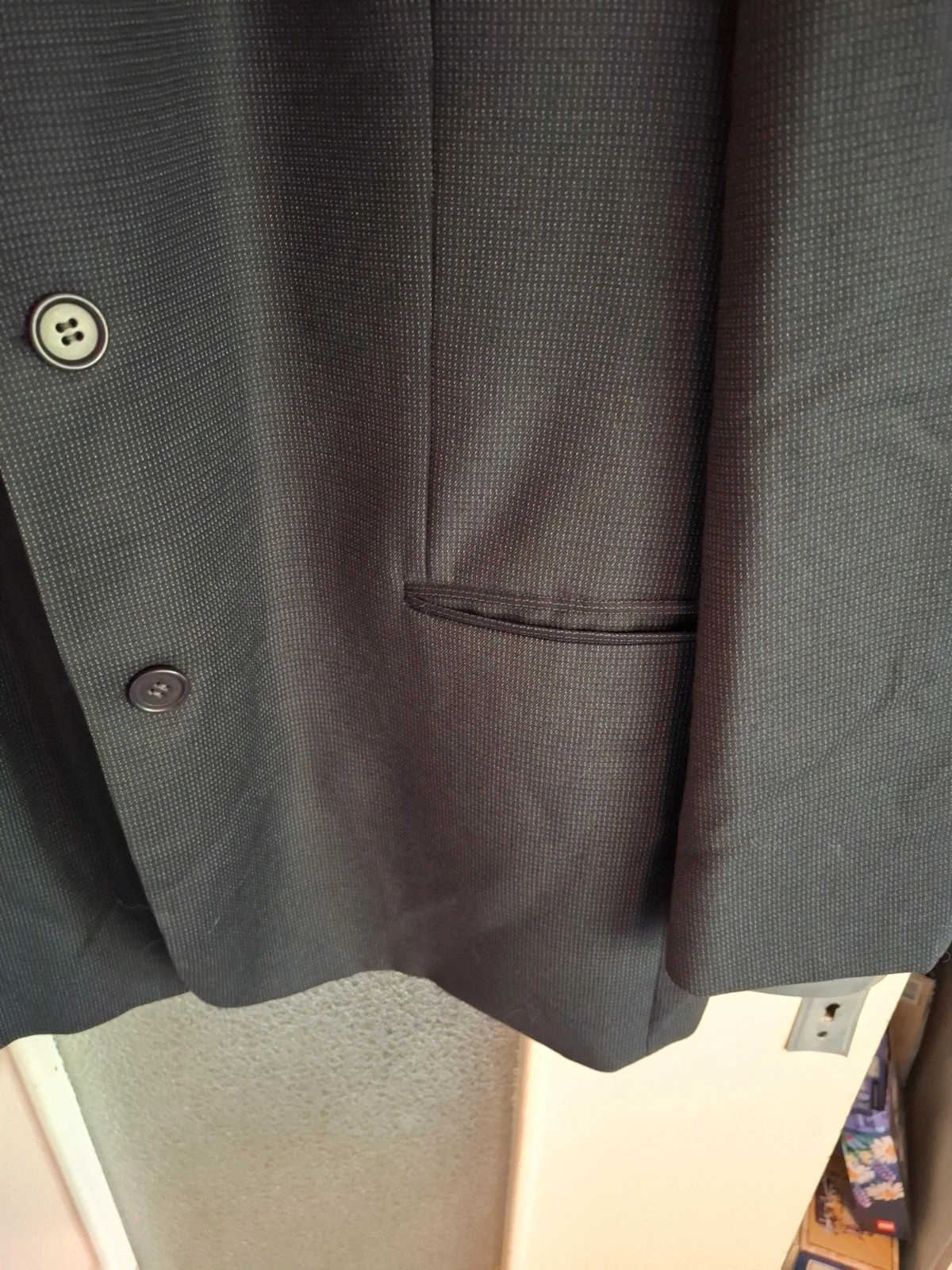 Blazer Vintage Hugo Boss Einstein/Sigma – 100% Laine Vierge – Taille 56 (XL/XXL) – Hugo Boss – taille 56 4