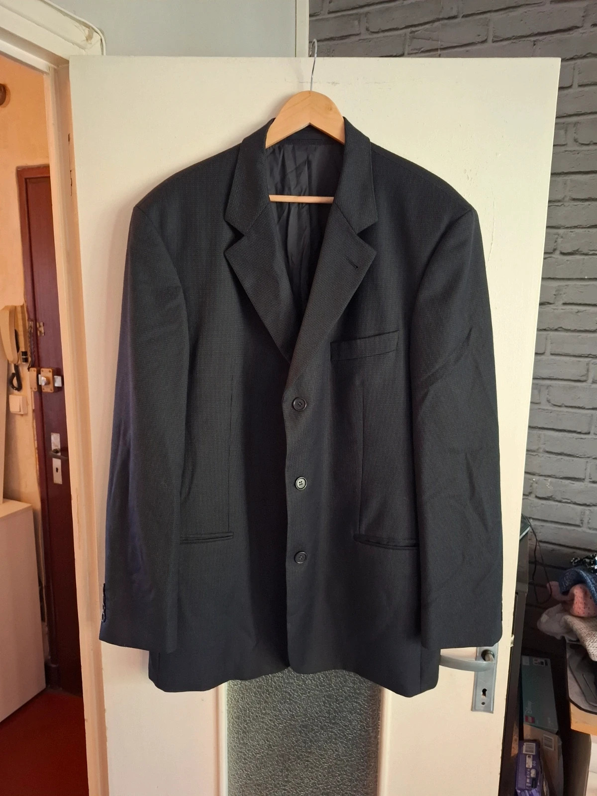 Blazer Vintage Hugo Boss Einstein/Sigma – 100% Laine Vierge – Taille 56 (XL/XXL)