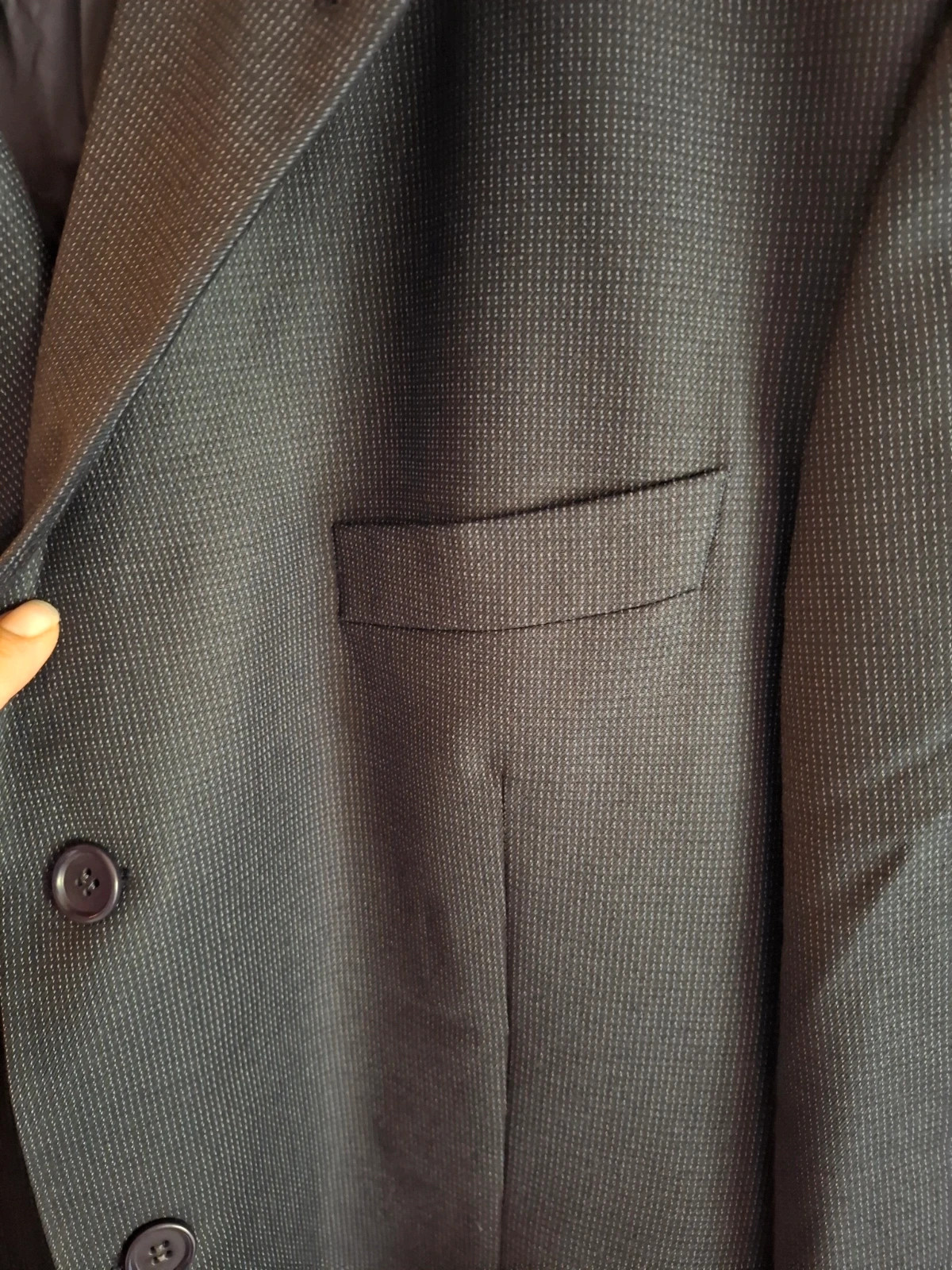 Blazer Vintage Hugo Boss Einstein/Sigma – 100% Laine Vierge – Taille 56 (XL/XXL) – Hugo Boss – taille 56 2