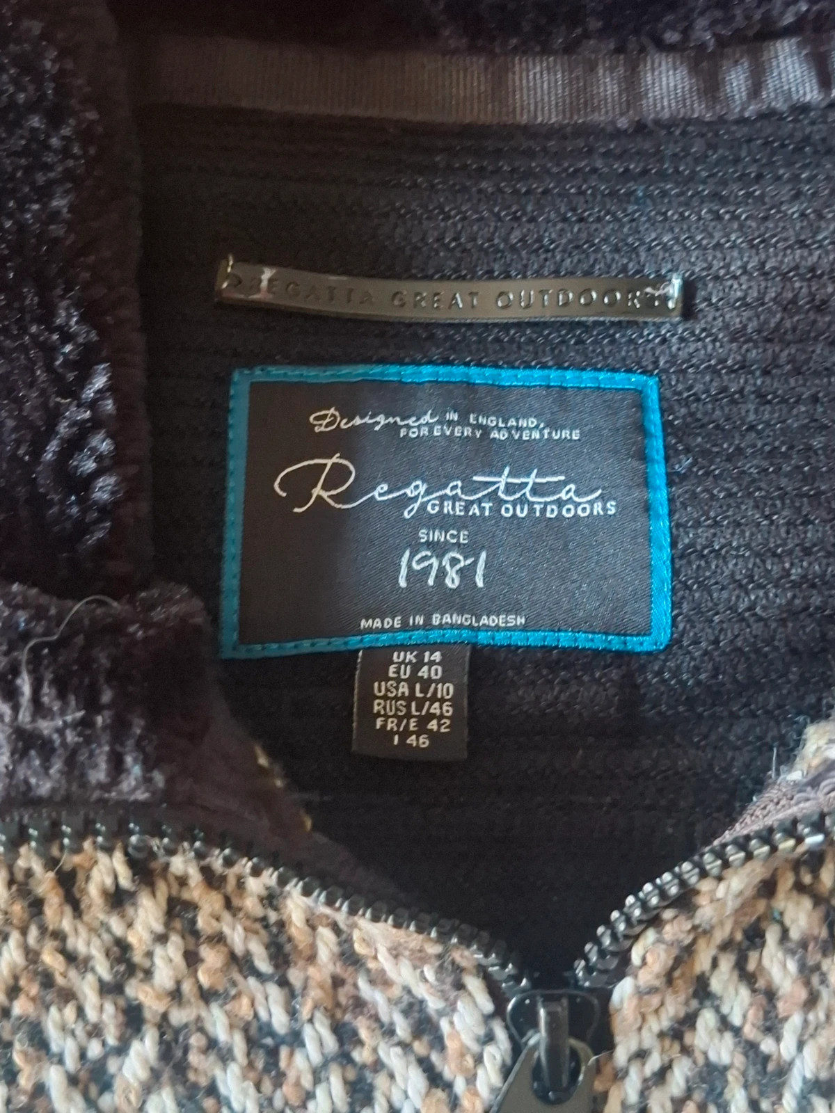 Gilet Polaire Regatta Great Outdoors - Col Fourrure - T42 (L) – Regatta – taille L / 40 / 12 3