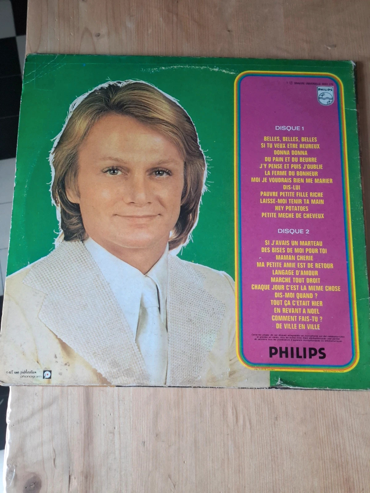 lot de 2 vinyle claude francois 5