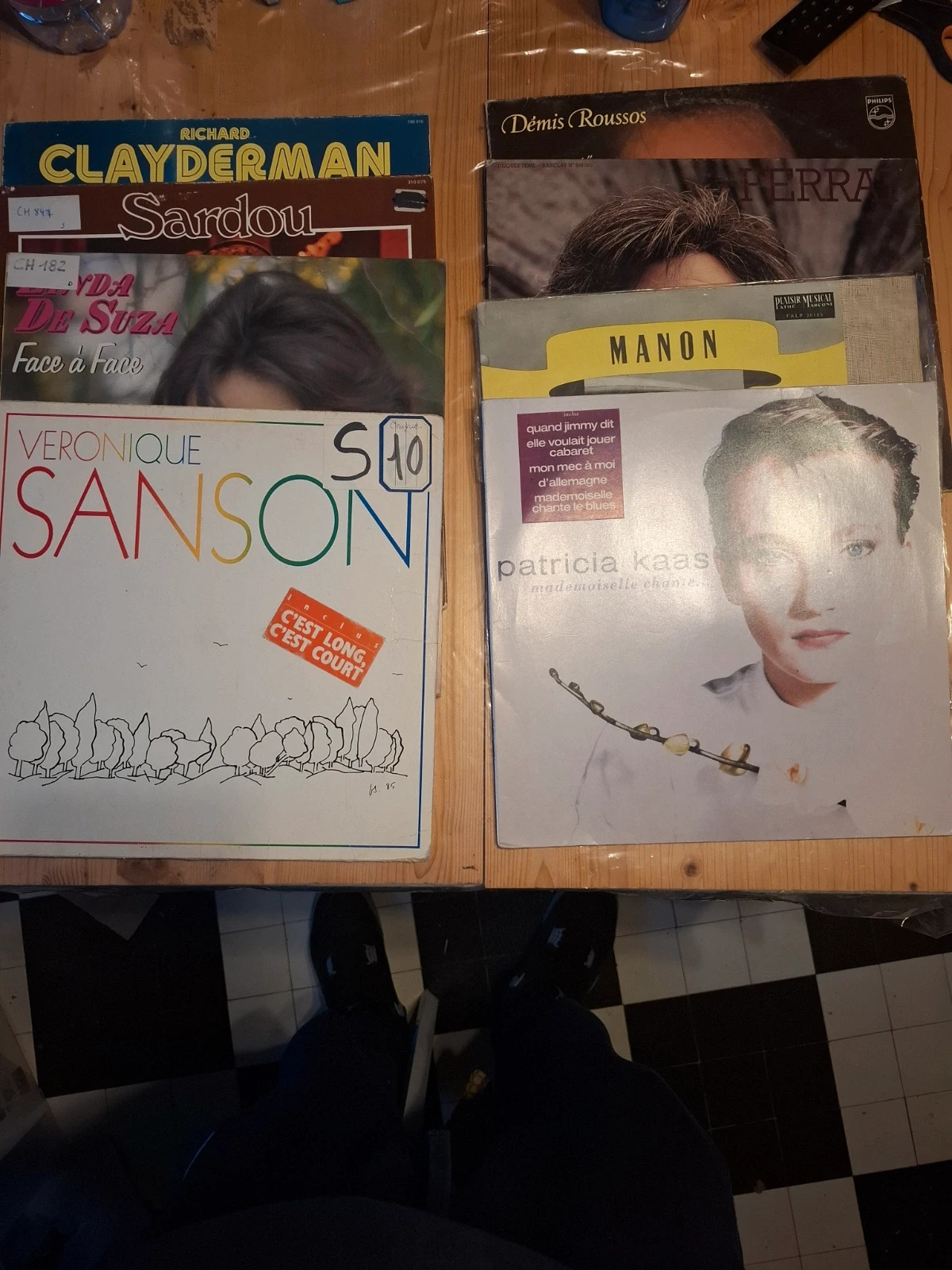 lot vinyle variété francaise