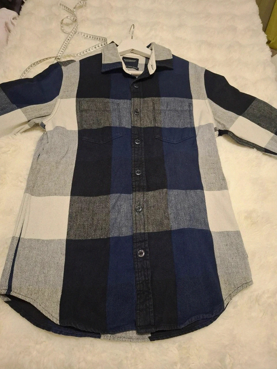 Chemise à Carreaux Épaisse / Surchemise Scotch & Soda Blauw - Bleu / Noir / Blanc - Taille S – Scotch & Soda – taille S 2
