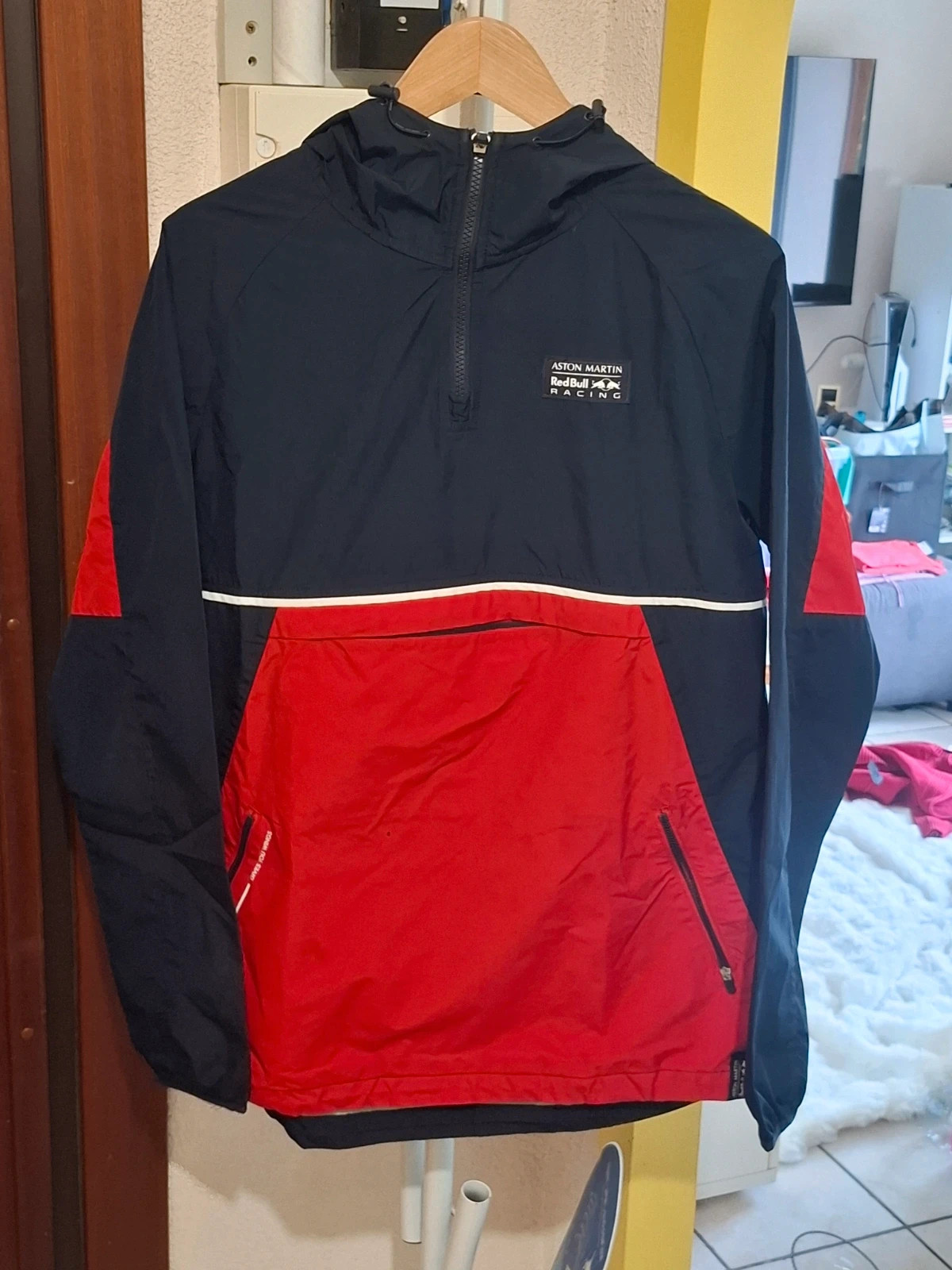 Veste / Coupe-vent Anorak Rétro Aston Martin Red Bull Racing F1 T.L / L