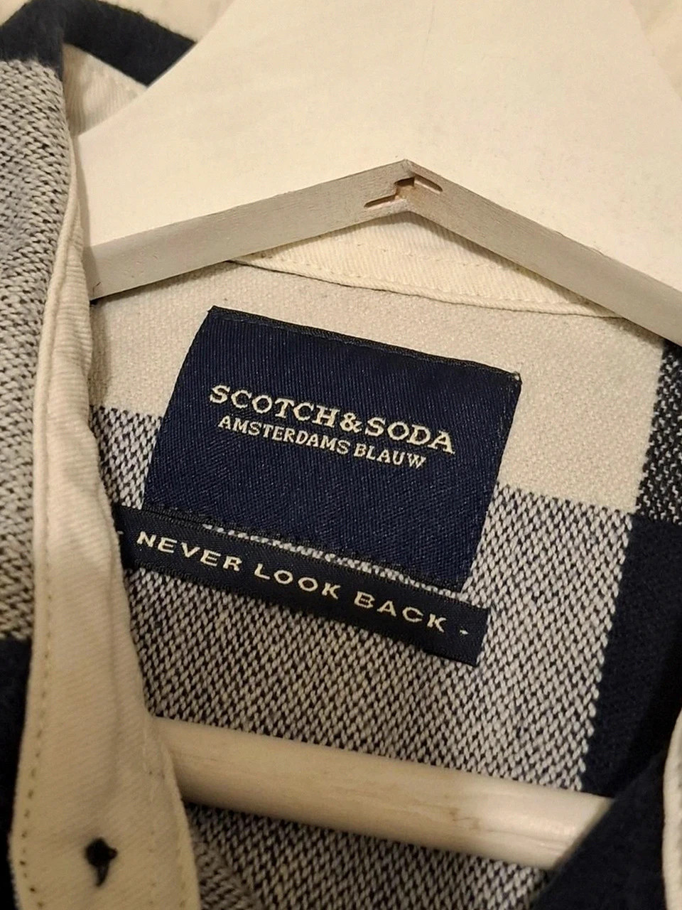 Chemise à Carreaux Épaisse / Surchemise Scotch & Soda Blauw - Bleu / Noir / Blanc - Taille S – Scotch & Soda – taille S 4