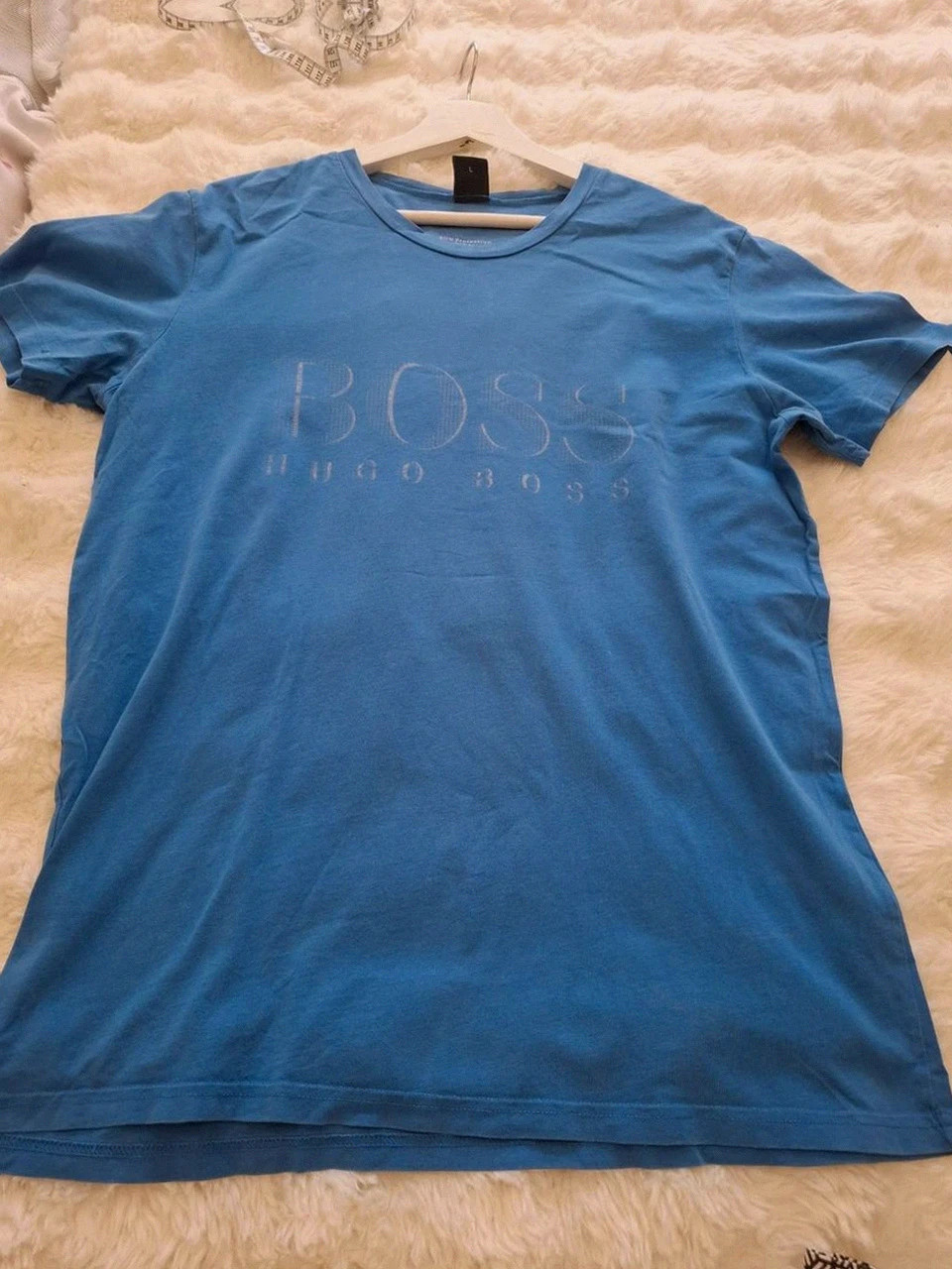 Hugo Boss T-shirt - Bleu - Taille L - Protection Solaire SPF 50+