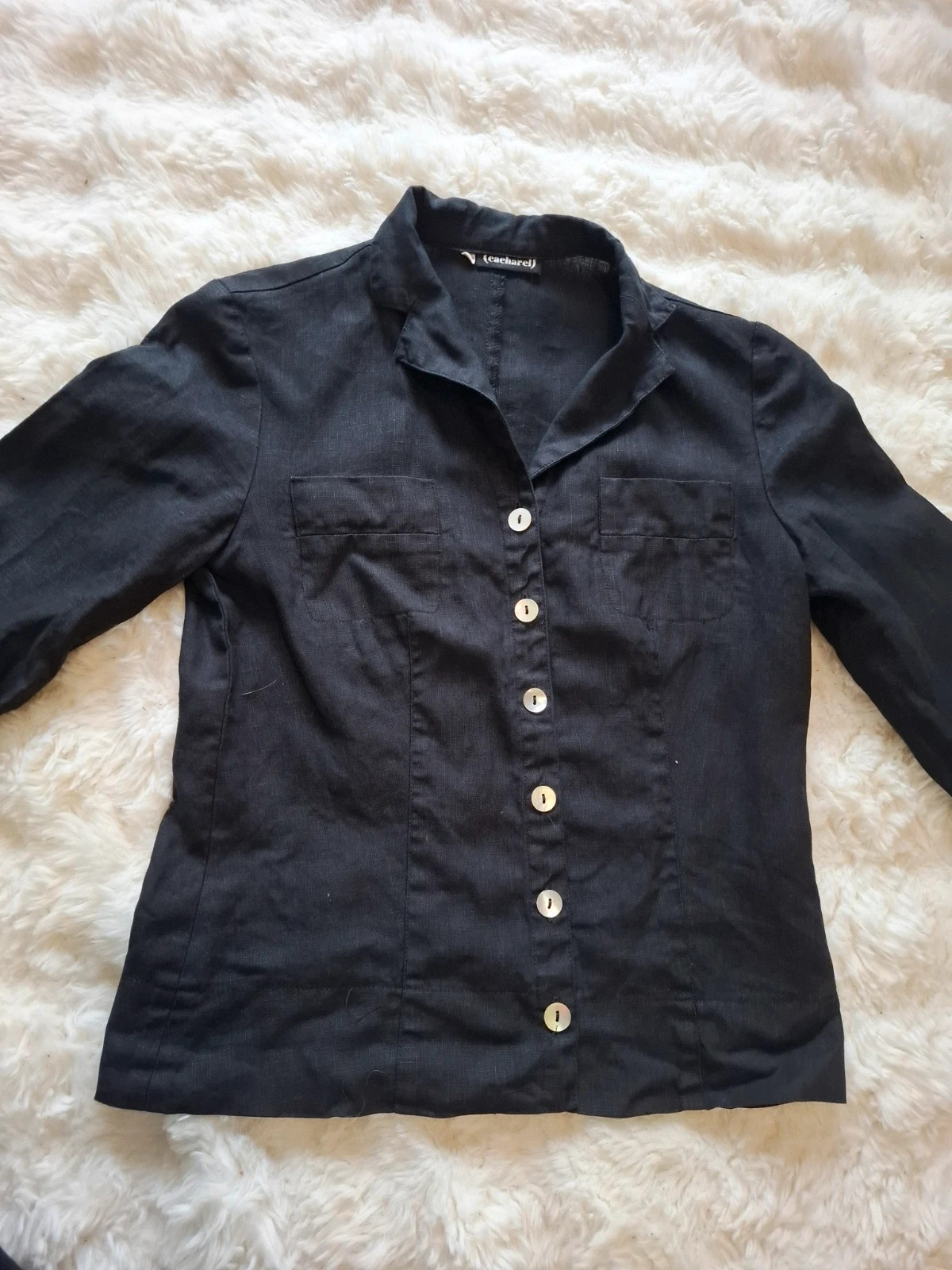 Veste / Blazer Léger Noir Cacharel T.38 / M – Cacharel – taille M / 38 / 10 3