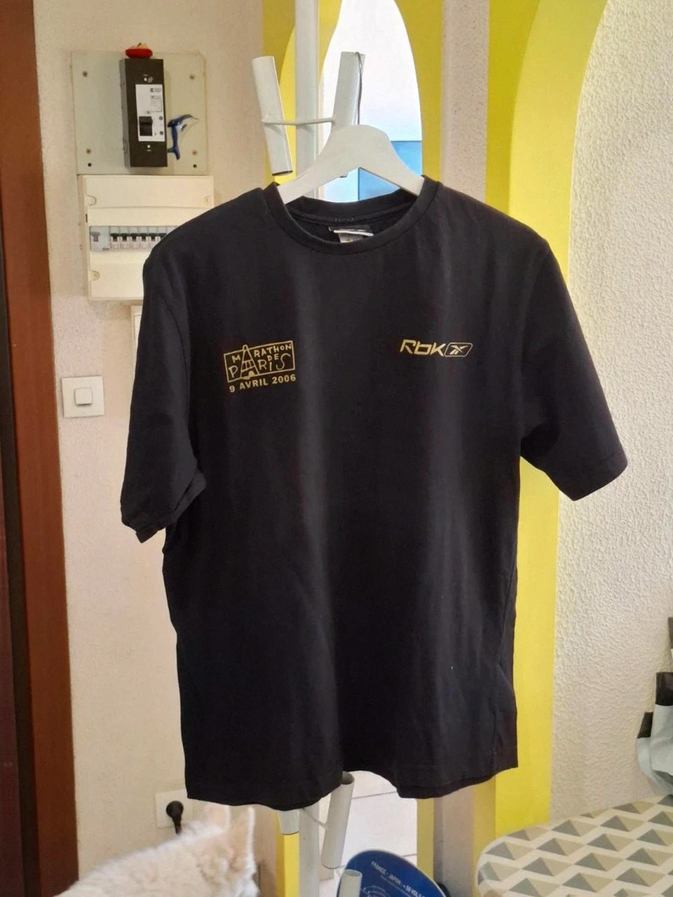 T-shirt Reebok Collector "Marathon de Paris 2006" - Noir - Taille M – Reebok – taille M 2