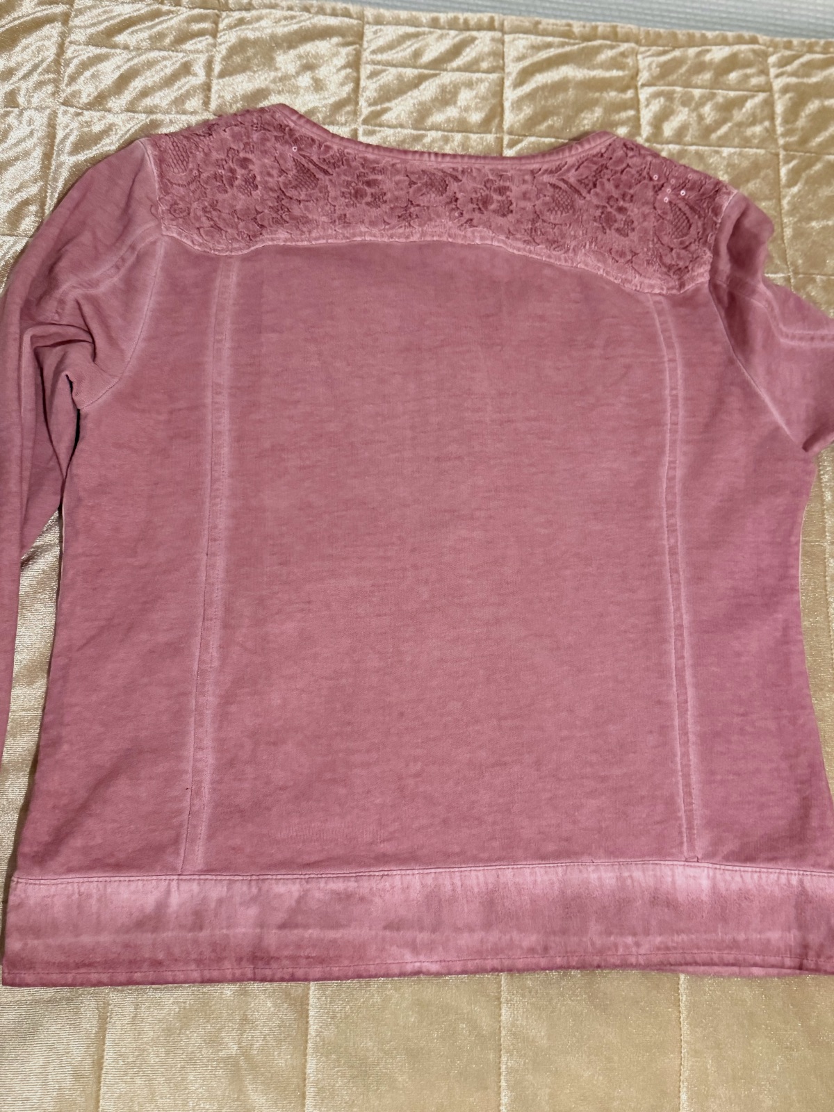 Veste rose femme taille S dentelle Laura Torelli – Laura torelli – taille S 4