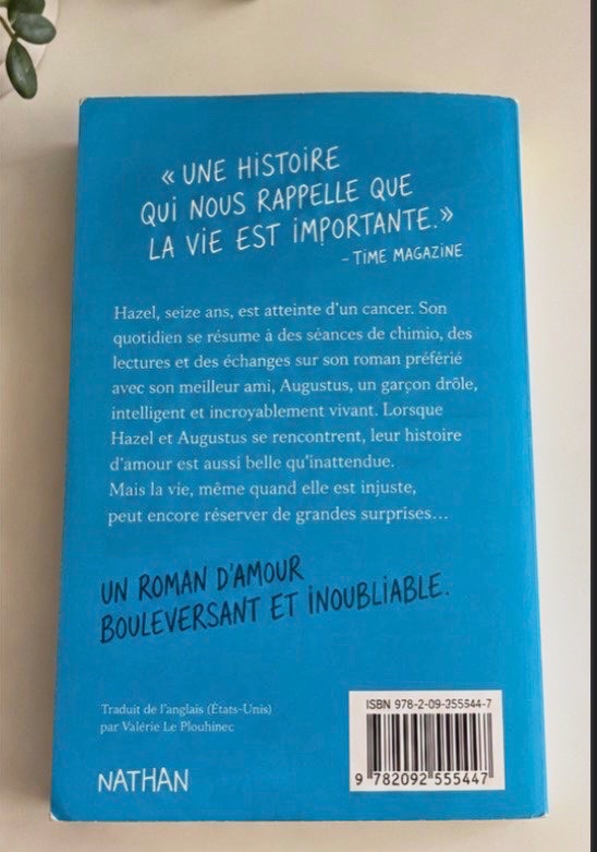 Livre Nos étoiles contraires John Green Nathan – Nathan 4