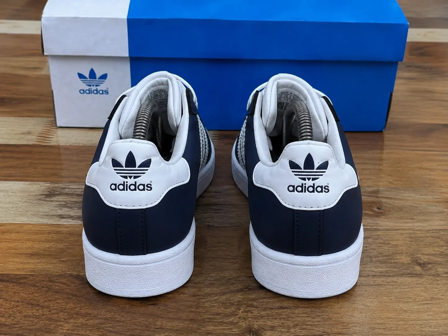 Adidas Superstar Blau Weiß Sneakers 3