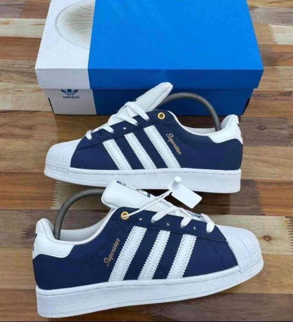 Adidas Superstar Blau Weiß Sneakers