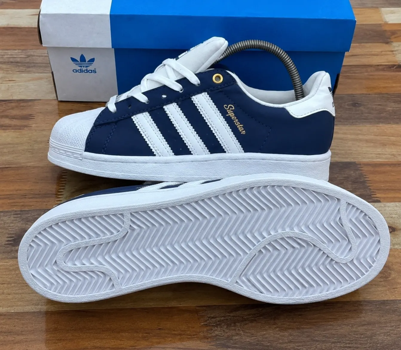 Adidas Superstar Blau Weiß Sneakers 2