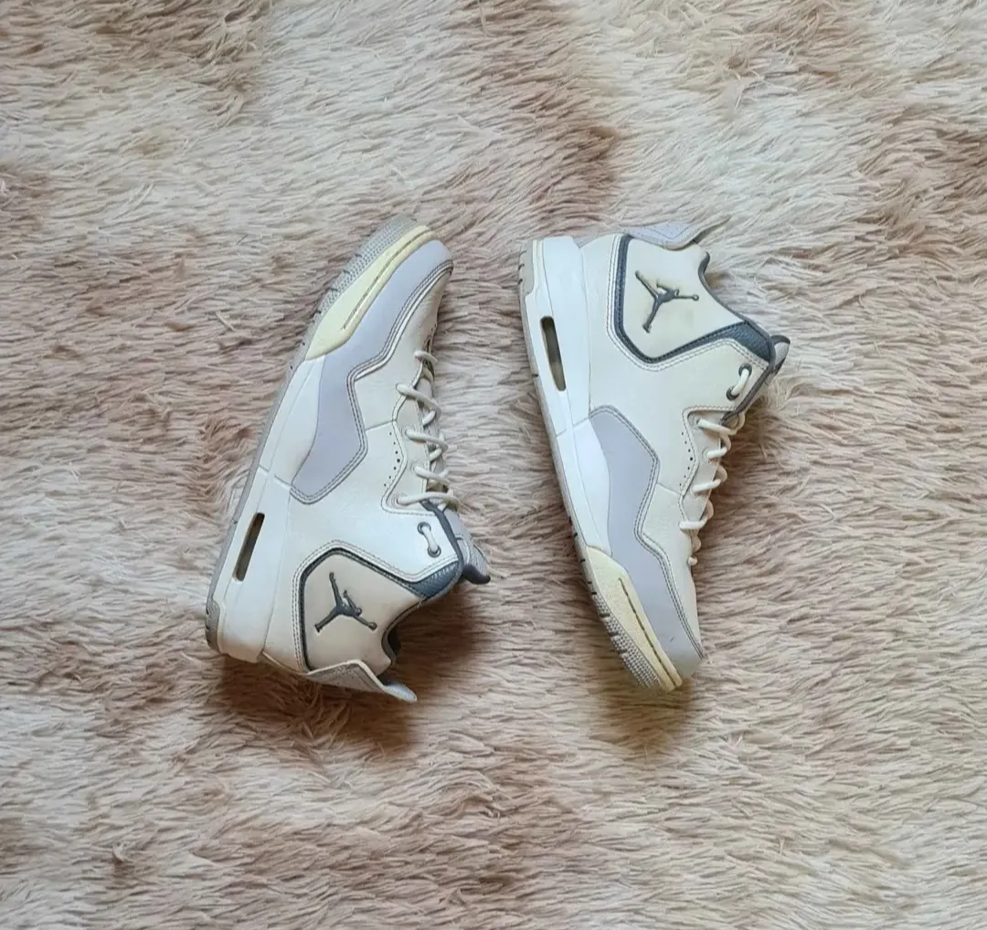 Jordan Basketballschuhe Weiß Blau High 3